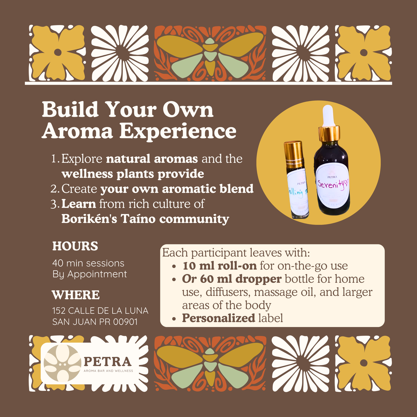 Build Your Own Aroma Blend in San Juan